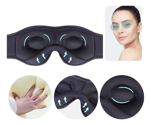 Antifaz Para Dormir, Bloquea Las Luces, Cubre Los Ojos,