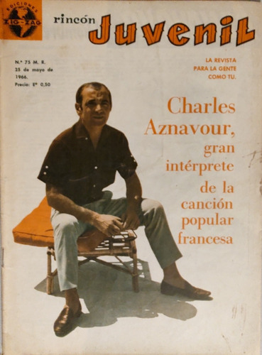 Revista Rincon Juvenil -charles Aznavour --no75.- (aa492