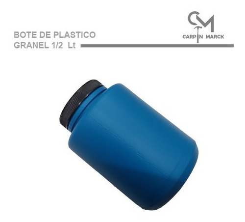 Bote De Plástico 1/2 L Polipropileno Envase 10pz Uso General