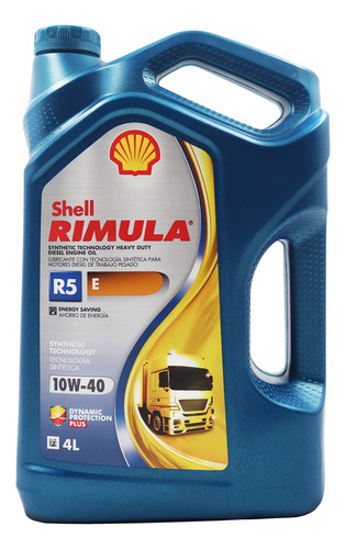 Aceite Shell Rimula 10w40 Sintetico Diesel 4l