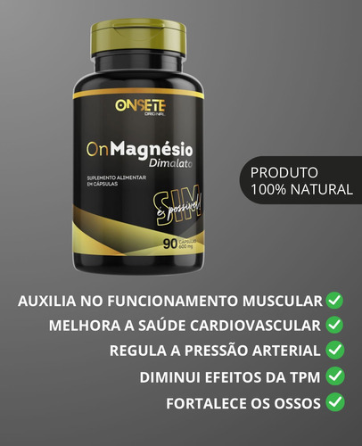 Kit Com 2 Potes De Magnésio Dimalato -600 Mg- 180 Capsulas