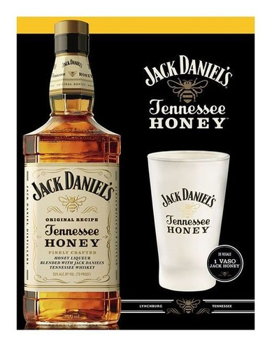 Pack Jack Daniels Honey + Vaso Grande