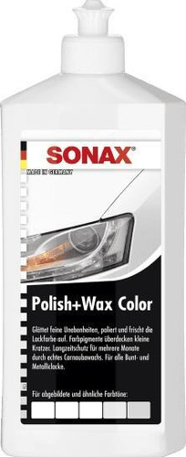 Cera Pulidora Polish Wax Abrillantador Pintura Blanco Sonax