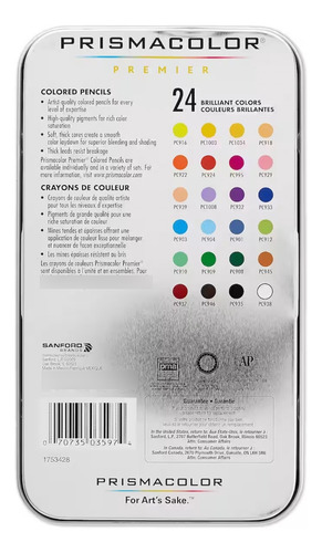 Prismacolor Premier Lapices De Colores Profesionale 24 Und