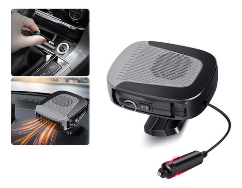 W Ventilador De Aire Para Automóvil Mini Portátil De 12 V W