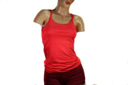 Musculosa Con Puntilla Dama