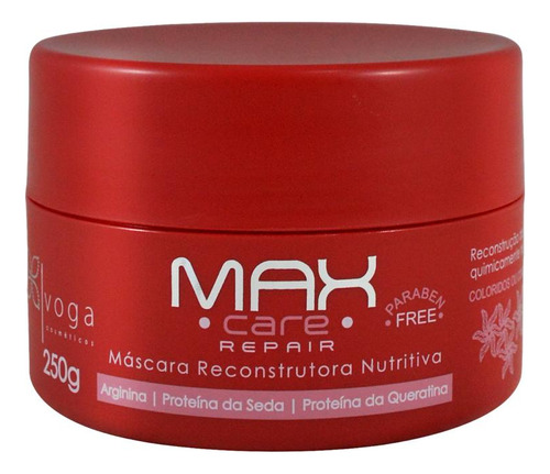 Mascara Nutritivo Max Care Repair Voga 240 Gr.