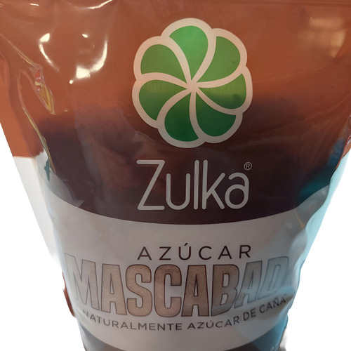 Azúcar Mascabado Zulka. Con 2 Kilogramos. Sin Conservadores.