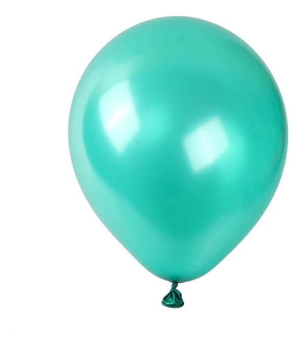 Bolsa X25 Globos Látex Perlados 10 Color Deco Cotillón Verde