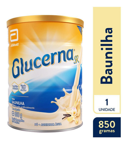 Glucerna Baunilha Com 850g Baunilha