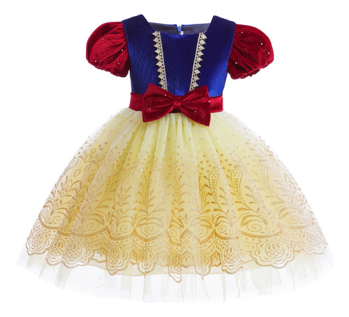 Vestido De Nieve Para Niñas Y Niños  Disfraz De Princesa  Ca