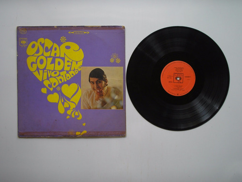 Lp Vinilo Oscar Golden Vivo Cantando Edicion Colombia 1970