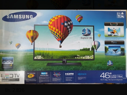 Imagen 2 de 4 de Tv Samsung 46 Smart 3d