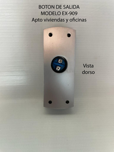 Imagen 3 de 9 de Botón Pulsador De Salida Metálico