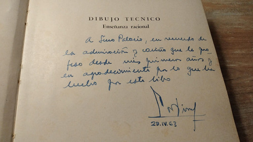 Dibujo Técnico. Carlos Virasoro Dedicado A Lino Palacio.1ºed (Usado)