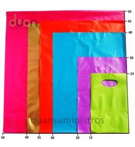 Imagen 3 de 4 de Bolsas Plásticas Boutique 50x60 100unid Iva Incluido