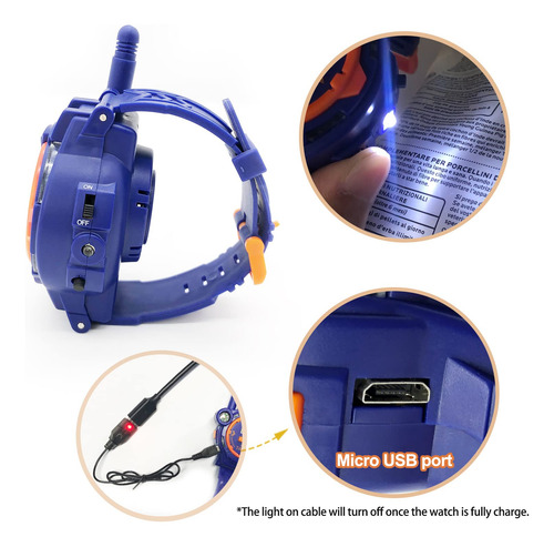 Walkie Talkie Recargable Para Niños Radio Bidireccional
