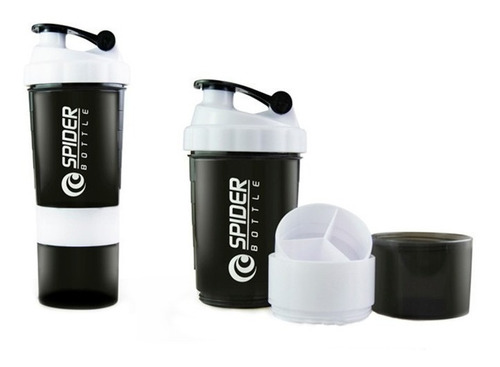 Vaso Para Batidos De Proteina - Compartimiento Pastillas