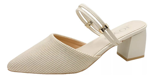 Elegantes Zapatillas De Moda De Tacón Alto Y Grueso Para Muj