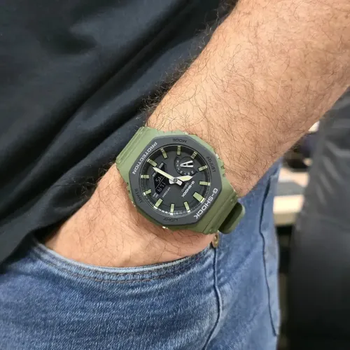 Relógio Casio G-shock Ga-2110su-3adr Carbon Core Guard Cor Da