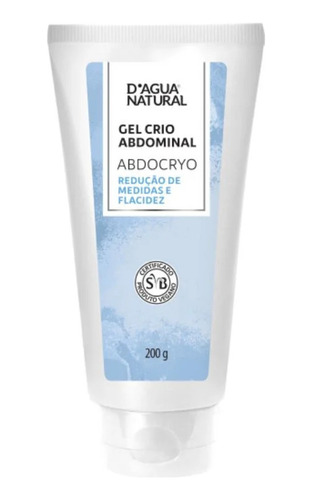 Gel Crio Abdocryo Redução De Medidas 200g D'agua Natural