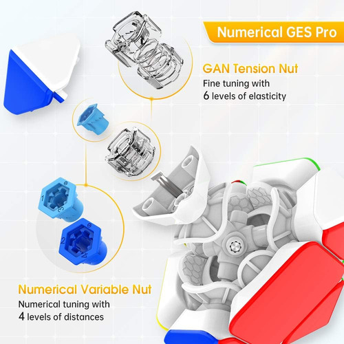 Gan Skewb 8 Imanes, Cubo De Velocidad Magnético Gans Skewb P