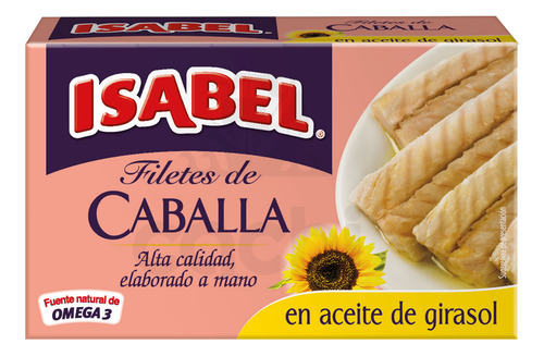 Filetes De Caballa Española En Aceite De Girasol Isabel 115g