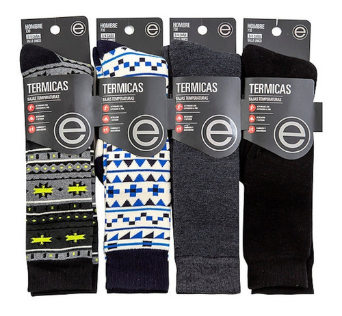 Pack 3 Medias Elemento 3/4 Termicas Sky Ultra Sport Hombre 