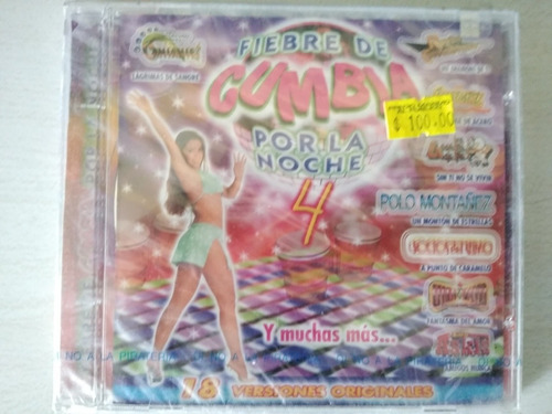 Cd Fiebre De Cumbia Por La Noche 4