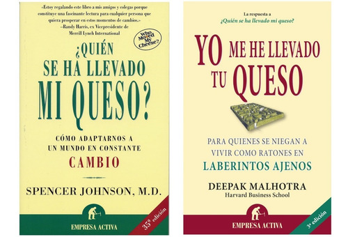Imagen 1 de 1 de Quien Se Ha Llevado Mi Queso + Yo Me He Llevado Tu Queso