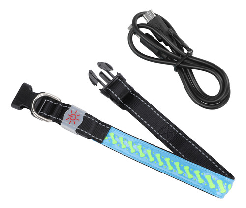 Collar Recargable Para Mascotas De Piel Sintética De Segurid
