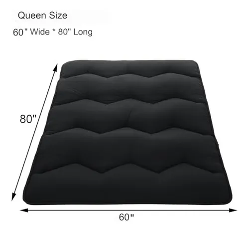 Colchón Futón Japonés Queen Size Plegable, Estilo Tatami, Ne
