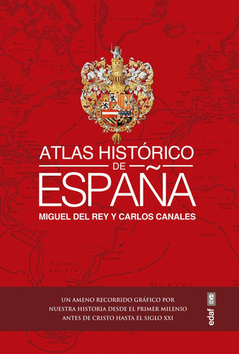 Atlas Historico De Espaãâa, De Canales Torres, Carlos. Editorial Edaf, S.l., Tapa Dura En Español