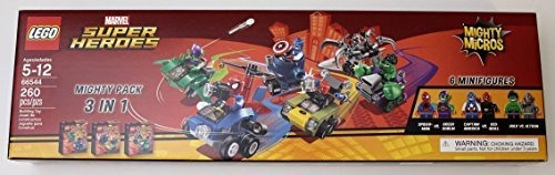 Conjunto De 3 En 1 Lego Marvel Super Heroes Mighty Micros -