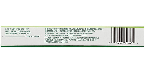 Melitta # 6 Cono Filtros De Café, Natural Brown, 40 Count (p