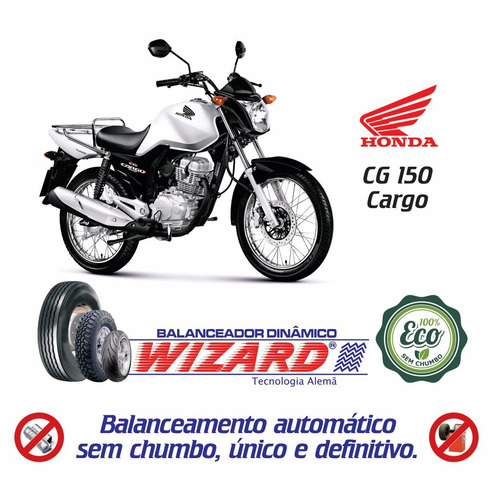 Balanceamento Dinâmico Pneu Roda Moto Honda Cg 150 Cargo Boy