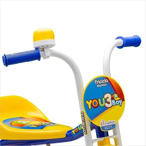 Imagem 3 de 6 de Triciclo Nathor You 3 Boy Infantil Menino Masculino Buzina