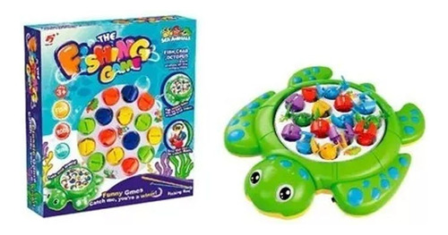 Juego De Pesca Con Tablero Tortuga De Mar