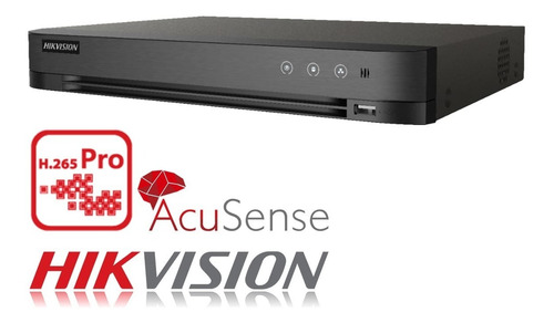 Dvr 16ch Hikvision Acusense 5en1 1520p 4mp H.265pro+