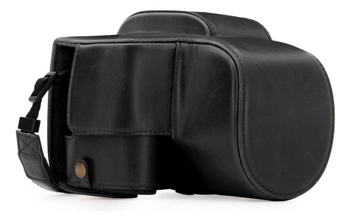Funda Para Panasonic Lumix Dc-fx80 / Fz82 Megagear De Cuero