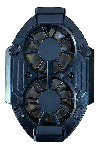 Ventilador Refrigeracion Recargable Portatil Para Celular Negro