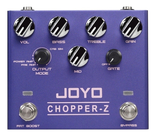 Pedal Joyo R18 Chopper Z Simulador High Gain Roxo
