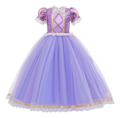 Rapunzel Sofia Princesa Vestido Disfraz Cosplay For Niños