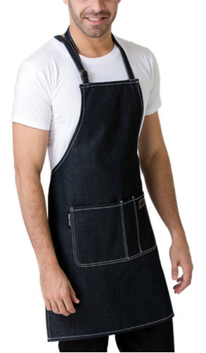 Delantales Jeans Y Dril Chef Cocina Todo Uso Barberos Unisex