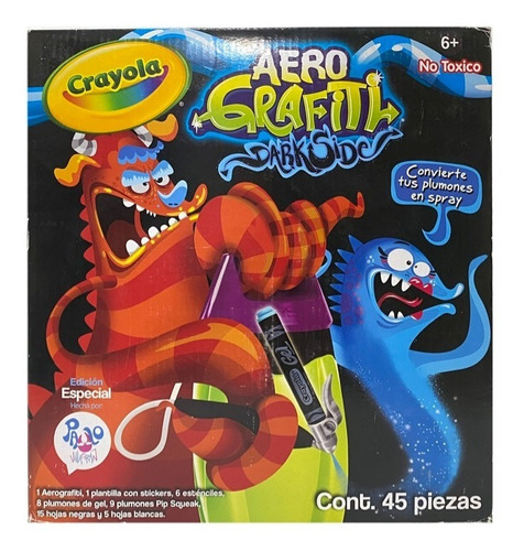 Crayola Aero Grafiti Darkside No Toxico