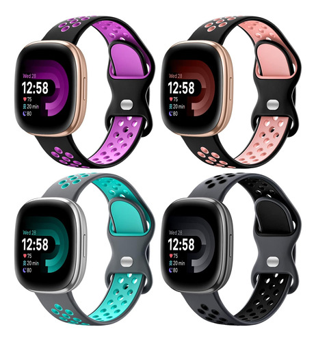 Maledan Linda Correa Deportiva Compatible Con Fitbit Versa 2