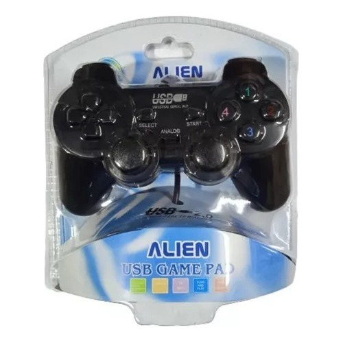 Joystick Control Mando Usb Analógico 14 Botones Pc Consolas