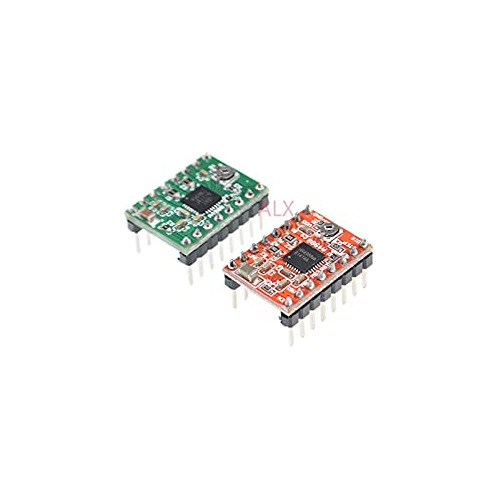 1 Uds Placa Modulo Controlador Motor Paso Rojo Verde A4988