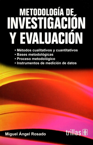 Metodología De Investigación Y Evaluación Trillas