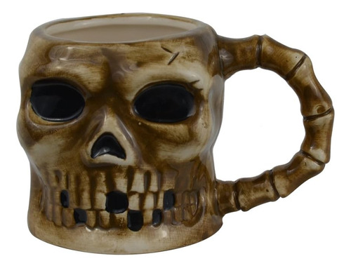 Taza De Café De Cerámica Con Calavera Grande